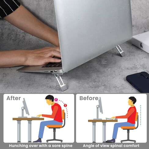 2 PCS لوحة مفاتيح لوحة المفاتيح الميل اللمسات لاصقة تقف أقدام المحمول الناهضة المحمولة ثلاثة زاوية الإمالة قابلة للضبط ، قابلة للطي مع منصات مضادة للانزلاق لمزيد in Saudi Arabia