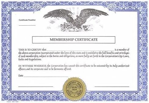 ملصقات Gold Foil Corporate Seal - Corp ، LLC ، و NFP (مخصصة لمعلومات عملك) (CORP) in Kuwait