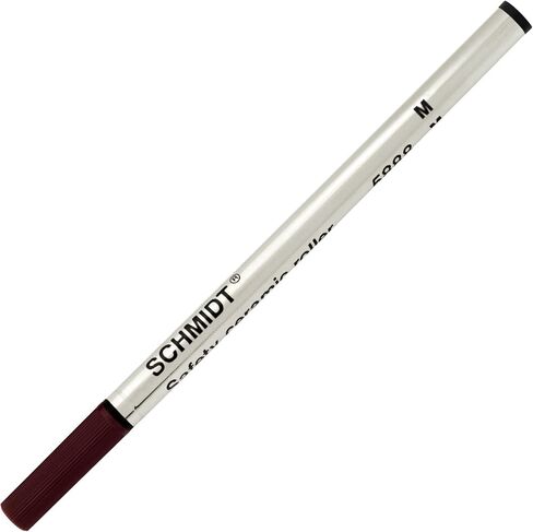 Schmidt 5888 Ceramic Rollerball Metal Tube Refill Medium Point 0.7mm, Black, 2 Pack Blister (SC58104) in Saudi Arabia