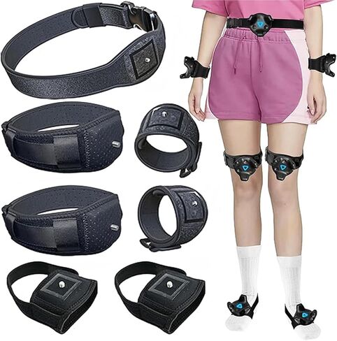 Skywin VR Tracker Belt Tracker وحزمة حزام اليد لأجهزة تعقب نظام HTC Vive (حزام واحد، 4 أيدي) in Kuwait