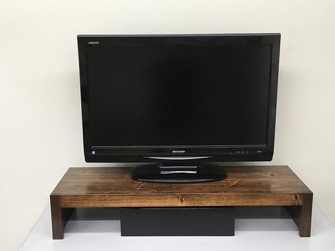 الأفكار إلى المنزل التلفزيوني/المراقبة الناهض النمط الريفي الحديث في Cottonwood الصلبة 26 "W & 38" (Coffee ، 26 "واسعة) in Saudi Arabia