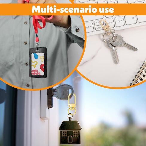 60Pcs Metal Lobster Claw Clasps Silver Swivel Snap Keychain Hooks for Making DIY Crafts Lanyard Purse Bracelet Jewelry Making Accessories Fastener Hook Connector in Kuwait