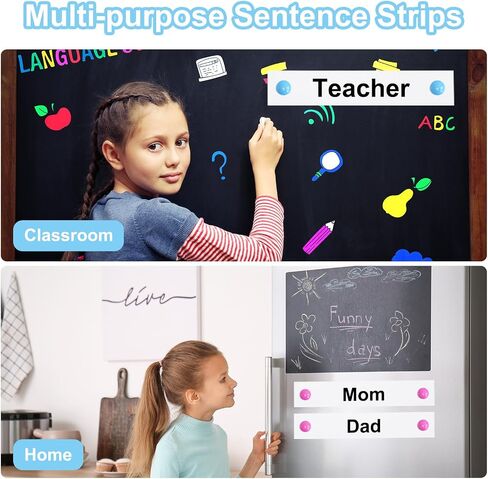 PATIKIL 100 Sheets White Sentence Strips, 3" x 12" Thick Cardstock 110gsm Blank Paper Sentence Strips for Teachers Classrooms Offices Homes, White in Saudi Arabia