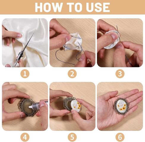CHGCRAFT 10 Set 10 Style Embroidery Pendant Tray Set Embroidery Brooch Making Kits Round Bezel Pendant Trays Blank Frame for DIY Jewelry Making Crafts Projects, Antique Bronze in Saudi Arabia