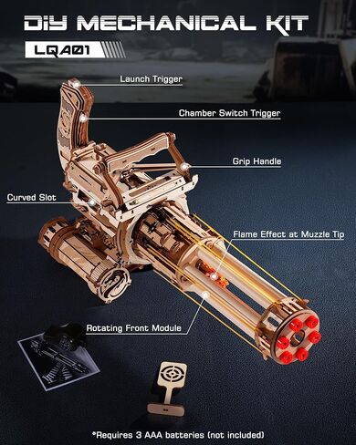 ROBOTIME Wooden 3D Puzzles for Adults, Wooden Rubber Bands Puzzles, 3D Toy Puzzle Model Building Kit, Birthday/Christmas/Creative Gifts for Adults&Teens in Saudi Arabia