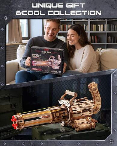 ROBOTIME Wooden 3D Puzzles for Adults, Wooden Rubber Bands Puzzles, 3D Toy Puzzle Model Building Kit, Birthday/Christmas/Creative Gifts for Adults&Teens in Saudi Arabia