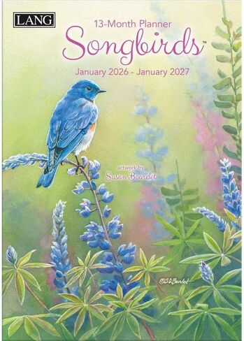 Lang Companies, Songbirds 2026 Planner, 8.5'' X 12'', 12-Month Calendar with Case Binding in Saudi Arabia
