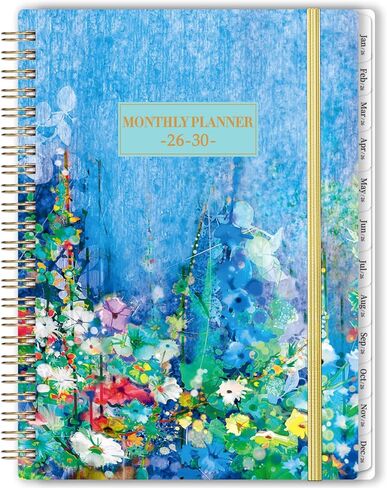 2026-2030 Monthly Planner - JAN 2026 - DEC 2030, 8.5" x 6.4", 5 Year Monthly Planner/Calendar 2026-2030, 60-Month Planner 2026-2030 with Tabs, Inner Pocket, Golden Stamping in Kuwait