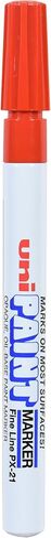Uni-Ball Uni Paint PX-21 Oil-Based Paint Markers, Fine Line (1.2mm), Red, 2 Count in Saudi Arabia