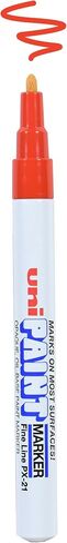 Uni-Ball Uni Paint PX-21 Oil-Based Paint Markers, Fine Line (1.2mm), Red, 2 Count in Saudi Arabia