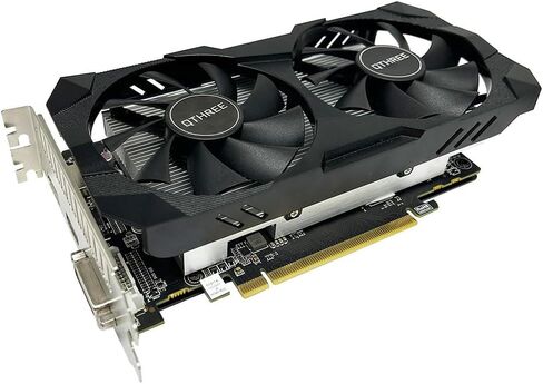 QTHREE Radeon RX 580 Computer Video Graphics Card,8GB,2048SP,GDDR5,256 Bit,3X DP,HDMI,DVI,GPU for PC Gaming,PCI Express x16 3.0,DirectX 12 in Kuwait