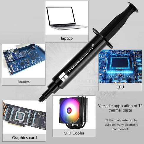 Thermalright TF7 2g Thermal Paste Compound for Coolers,Thermal Conductivity is 12.8W/m.k-2 Grams, with a Spatula Tool(TF7 2g) in Saudi Arabia