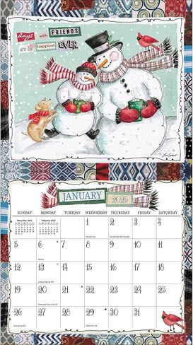 Lang Companies, Happy Life 2026 Wall Calendar by Lori Siebert, 13.4'' X 12'', 12-Month Calendar with Stapled Binding in Saudi Arabia
