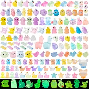 200 Pcs Luminous Mini Resin Animals Tiny Resin Animals Figures to Hide Glow in The Dark Miniature Ducks for Micro Landscape Dollhouse Potted Aquarium Fairy Garden DIY Decor in Saudi Arabia
