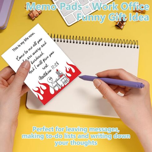 12PCS Novelty Sarcastic Sticky Notes Pads Funny Post It Notes for Work Fun Office Supplies Gifts for Coworkers Teacher Nurse Hilarious Humor Employee Appreciation Gifts Sleazy Greetings Memo Notepads in Saudi Arabia