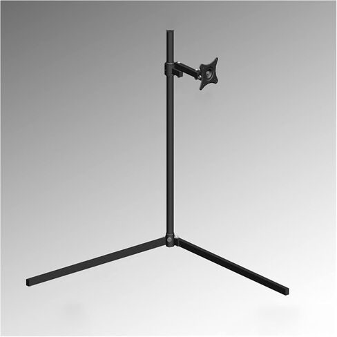 Monitor Stand Monitor Arm 12"-24" Black Single Monitor Mount Stand Mobile Floor Type Monitor Stand Adjustable Floor Monitor Rack with VESA 75x75/100x100, Holds Up to 11lbs Monitor Arm(C) in Saudi Arabia