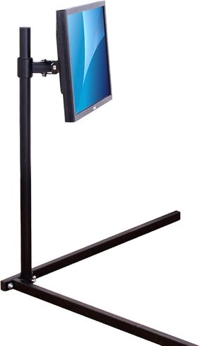 Monitor Stand Monitor Arm 12"-24" Black Single Monitor Mount Stand Mobile Floor Type Monitor Stand Adjustable Floor Monitor Rack with VESA 75x75/100x100, Holds Up to 11lbs Monitor Arm(C) in Saudi Arabia