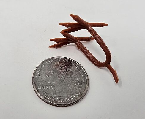 Zim's 25mm Brown Plastic Bird Legs Feet for Crafts, Artificial Bird Making Parts Supplies (Pack of 10) in Saudi Arabia