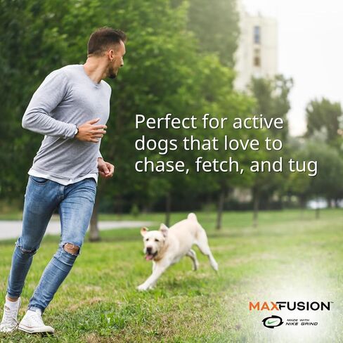 Max Fusion with Nike Grind ، Tug of War Dog Toy for Chewers - XL Chew Toys للكلاب الكبيرة ، لعبة الجرو التفاعلية في الهواء الطلق للتسنين واللعب والإثراء والتدريب وصحة الأسنان in Kuwait