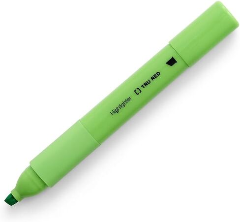 STAPLES TRU RED Tank Highlighter with Grip Chisel Tip Asst 5/Pack in Saudi Arabia