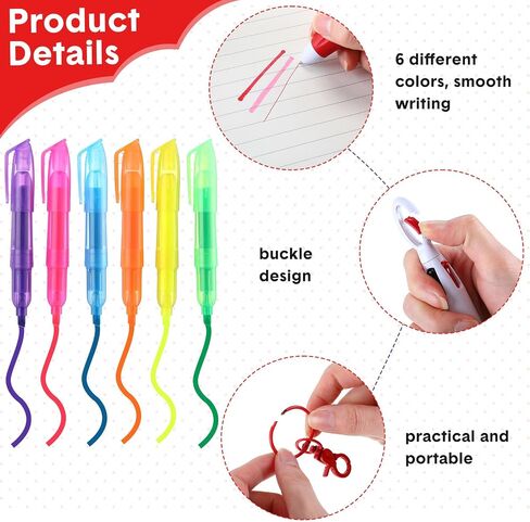 yexiya 200 PCS Morse Pens for badge بما في ذلك Mini Highlighters القابلة للسحب أقلام علامات دائمة مقطع سلسلة مفاتيح الشارة 4 في 1 لمكتب مدرسة المستشفى هدية التمريض (ملونة) in Saudi Arabia