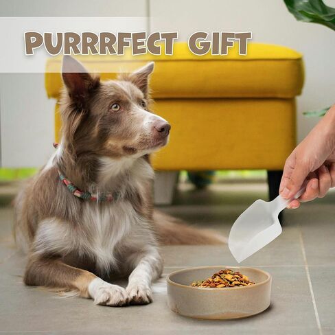 Elevated Slow Feeder Ceramic Dog Bowls Set for Meduim Size, Raised 2.7" Height, Cute Paw Slow Feeding Food Bowl and Water Bowl with Stand for Medium Breed, Size 6.3" Dx2 H, Non Slip, Grey in Kuwait