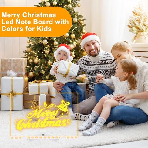 لوحة ملاحظة LED مع ألوان ، 11.8 × 7.9 "لوحة محو أكريليك الجاف مع الضوء ، لوحة المذكرة الإضاءة الأكريليك مع حامل قابل للتعديل ، لوحة مذكرات الإضاءة LED مع 12 قلم لمدرسة Office School in Kuwait