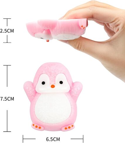 ألعاب Penguin Taba Squishy اللطيفة - ألعاب Cawaii Leaff Fearge Fidget الحسية ، وهدايا ضغط السيليكون الناعمة للأطفال والمراهقين والبالغين (5 حزم أسود + أخضر + وردي + أزرق + أزرق) in Saudi Arabia