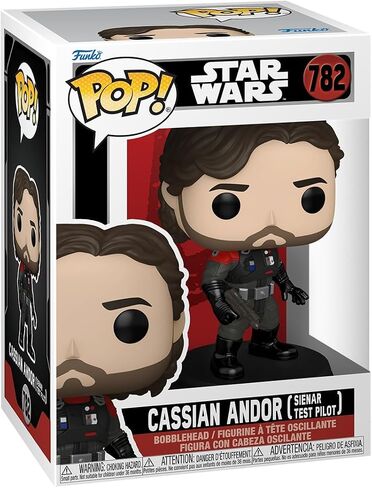 فونكو بوب! حرب النجوم: Andor - Cassian Andor (Sienar Test Pilot) - 1/6 احتمالات لمباراة مطاردة نادرة - شخصية فينيل قابلة للتحصيل - فكرة الهدية - البضائع الرسمية - ألعاب للأطفال والكبار in Saudi Arabia