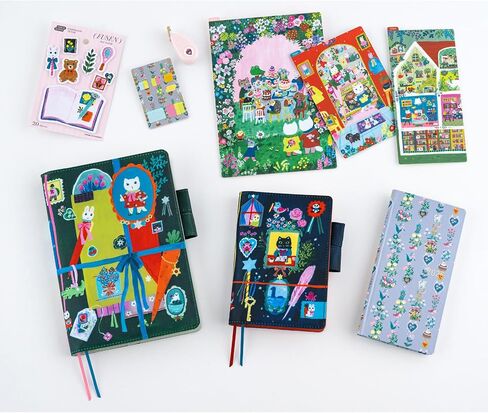 إكسسوارات Hobonichi Techo Yumi Kitagishi: ملاحظات لزجة شفافة - خلفية جميلة in Saudi Arabia
