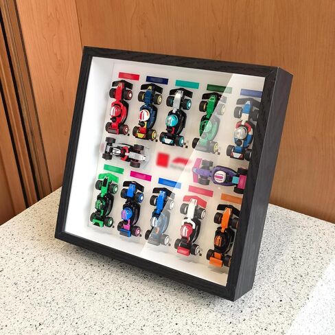 Display Photo Frame Display caseBox,for Lego 66796 F1 Racing Minis Model Kit ,Home or Office Decorative Wall Panels,Adult Collectibles Wall Mount(No Car Included) (Black) in Saudi Arabia