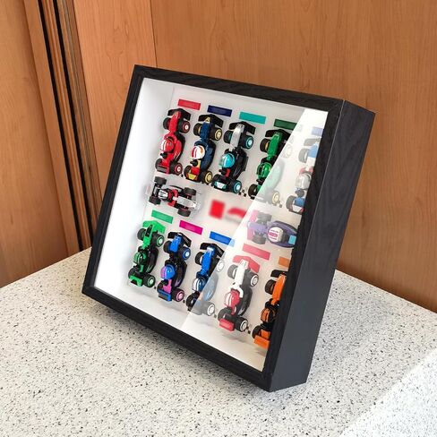 Display Photo Frame Display caseBox,for Lego 66796 F1 Racing Minis Model Kit ,Home or Office Decorative Wall Panels,Adult Collectibles Wall Mount(No Car Included) (Black) in Saudi Arabia
