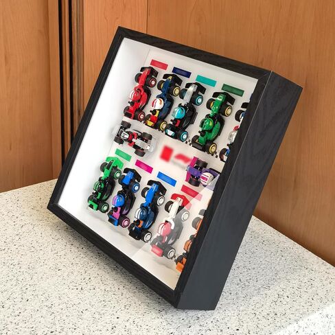 Display Photo Frame Display caseBox,for Lego 66796 F1 Racing Minis Model Kit ,Home or Office Decorative Wall Panels,Adult Collectibles Wall Mount(No Car Included) (Black) in Saudi Arabia