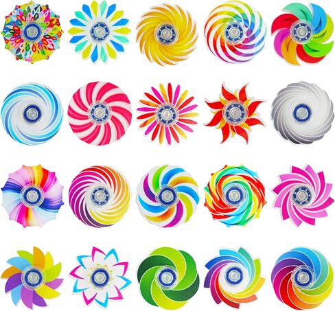 20PCS Mini Fidget Spinner Toys, Party Favors Goodie Bag Stuffers for Kids Teens, Stress Relief Sensory Toys for Kids & Adults, Treasure Box Toy Classroom Prizes(Random) in Saudi Arabia