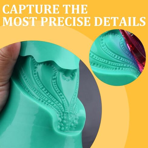 Silicone Molds Making Kit 46oz, Super Elastic 15A Silicone Rubber for DIY Mold Making, Silicone 1:1 Mixing Fast Curing Silicone Mold Kit for Casting Resin Molds, Candle Molds, Soap Mold, Craft (Green) in Saudi Arabia