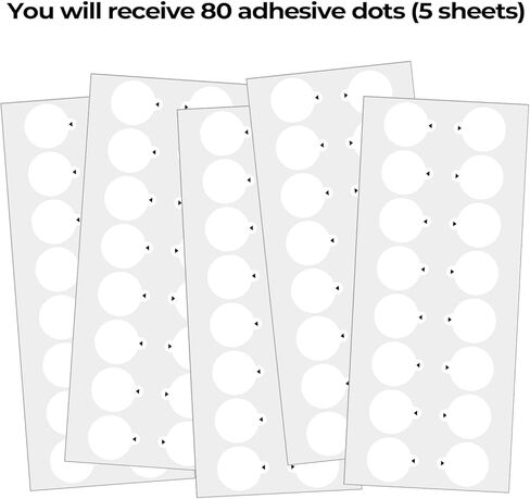 80-Pack 20mm Translucent Dot Patches for Shooting Glasses,Magic Dot for Shooting Glasses Blinders,Improve Accuracy Stickers for Hunting & Shooting in Saudi Arabia