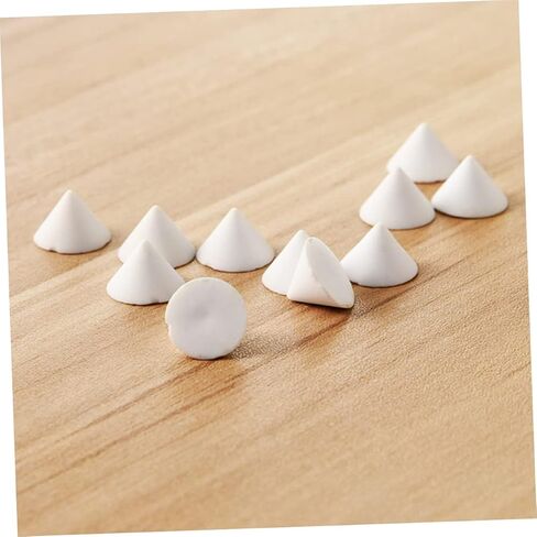 Plafope 30 pcs ركضات الفخار السيراميك للأظافر للفرن مخروط 6 أدوات الأثاث للركنات الدعم الأظافر لوازم الفخار دعم أكسيد الألمنيوم الأبيض in Saudi Arabia