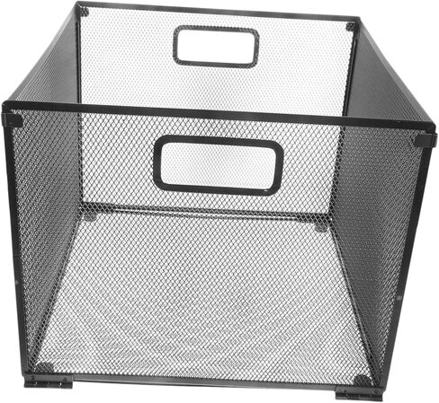 Black Iron File Frame Storage Basket - Foldable Document Organizer for Desk Wall Hanging File Holder Multi-Functional Office and Home Storage Solution in Saudi Arabia