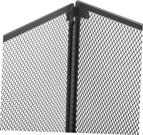 Black Iron File Frame Storage Basket - Foldable Document Organizer for Desk Wall Hanging File Holder Multi-Functional Office and Home Storage Solution in Saudi Arabia