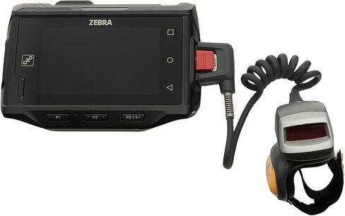 RS4000 ماسح ضوئي حلقة الإصبع 1D قارئ باركود كود من Zebra WT6000 القابلة للارتداء ، SNSITIVE DOCURACY SCARNING (RS4000-HPCSWR) in Kuwait