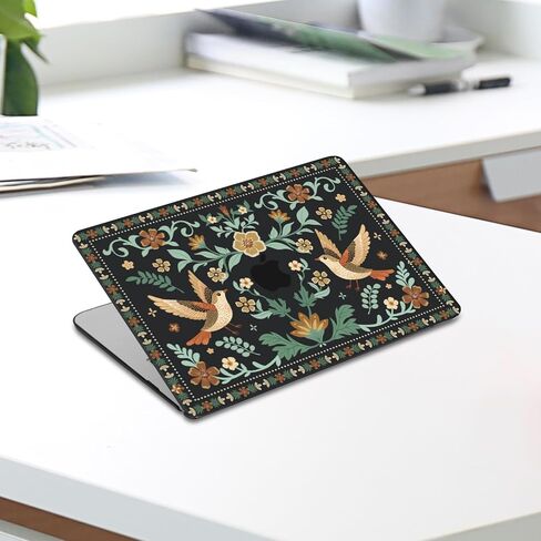 Mosiso متوافق مع MacBook Air 13 بوصة الحالة 2025 2024 2023 2022 M4 A3240 M3 A3113 M2 A2681 ، قشرة بلاستيكية رجعية للطيور الصلبة والوحة المفاتيح للهواء Macbook Air 13.6 بوصة ، أسود. in Saudi Arabia