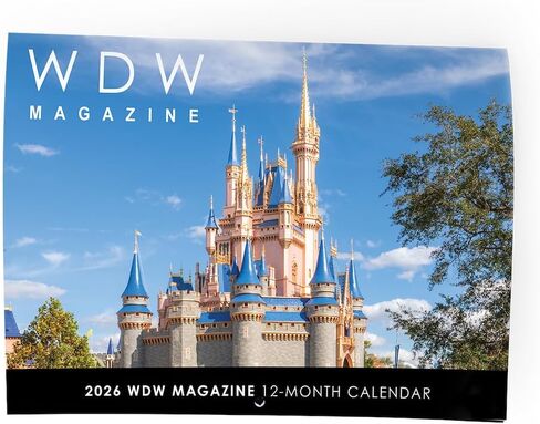 WDW Magazine 2026 Wall Calendar - مع ملصقات تخطيط الرحلة والاحتفال بمكافآت لـ Disney World و Disney Cruise وأعياد الميلاد وإجازات العائلة والتوافه الممتعة in Saudi Arabia