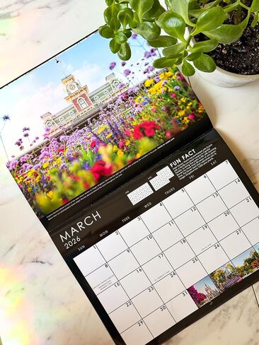 WDW Magazine 2026 Wall Calendar - مع ملصقات تخطيط الرحلة والاحتفال بمكافآت لـ Disney World و Disney Cruise وأعياد الميلاد وإجازات العائلة والتوافه الممتعة in Saudi Arabia