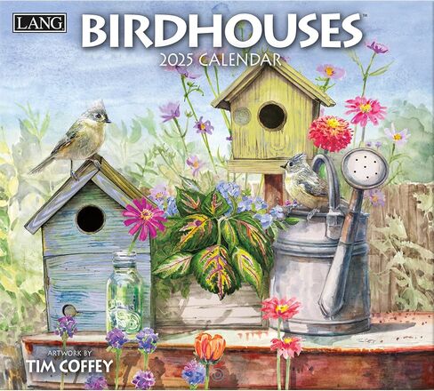 Lang Companies, Birdhouses 2026 Wall Calendar by Tim Coffey, 13.4'' X 12'', 12-Month Calendar with Stapled Binding in Saudi Arabia