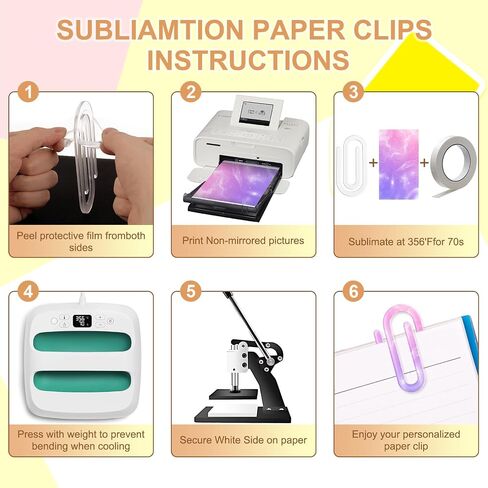 15 عبوة Jumbo Sublimation Paper Clips Blanks - 4 × 2 بوصة إضافية من الفراغات الأكريليك الكبيرة لنقل الحرارة - لوازم الحرف اليدوية للهدايا الشخصية ، والمكتب ، والمدرسة والاستخدام المنزلي in Kuwait
