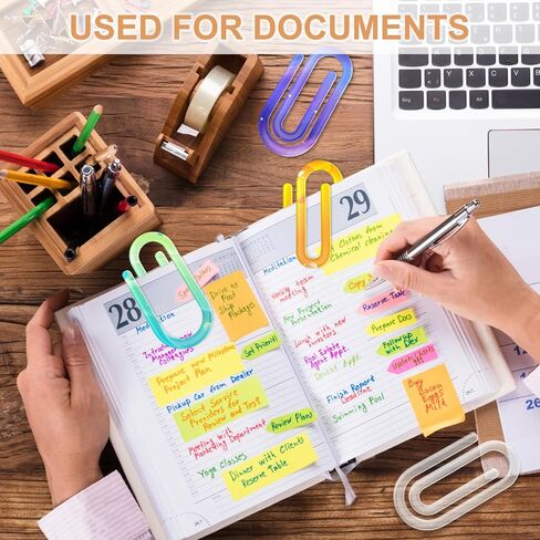 15 عبوة Jumbo Sublimation Paper Clips Blanks - 4 × 2 بوصة إضافية من الفراغات الأكريليك الكبيرة لنقل الحرارة - لوازم الحرف اليدوية للهدايا الشخصية ، والمكتب ، والمدرسة والاستخدام المنزلي in Kuwait