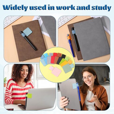 10Pcs Pen Loop Holder for Notebook Self Adhesive Pencil Holders Elastic Planner Pen Holder for Notebooks Journals Calendars, Mixed Color in Kuwait