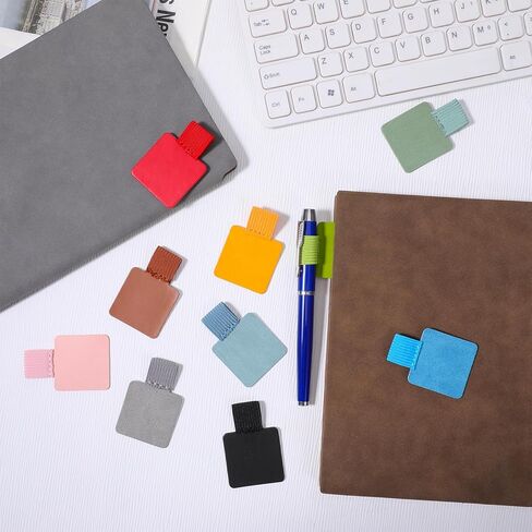 10Pcs Pen Loop Holder for Notebook Self Adhesive Pencil Holders Elastic Planner Pen Holder for Notebooks Journals Calendars, Mixed Color in Kuwait