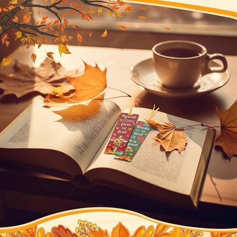 Taobary 100 PCS Fall Conknllks Lound Bulk Fall for يسوع ، لم يترك أبدًا مرجعية دينية دينية تصميم علامات كتابية لورق الخريف للبالغين للكنيسة الكتاب المقدس للمحبي in Saudi Arabia