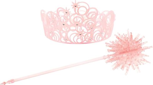 Wicked Glinda Crown and Wand Costume Accessory Set, Official Wicked Crown and Wand with Sparkling Details, One Size in Saudi Arabia